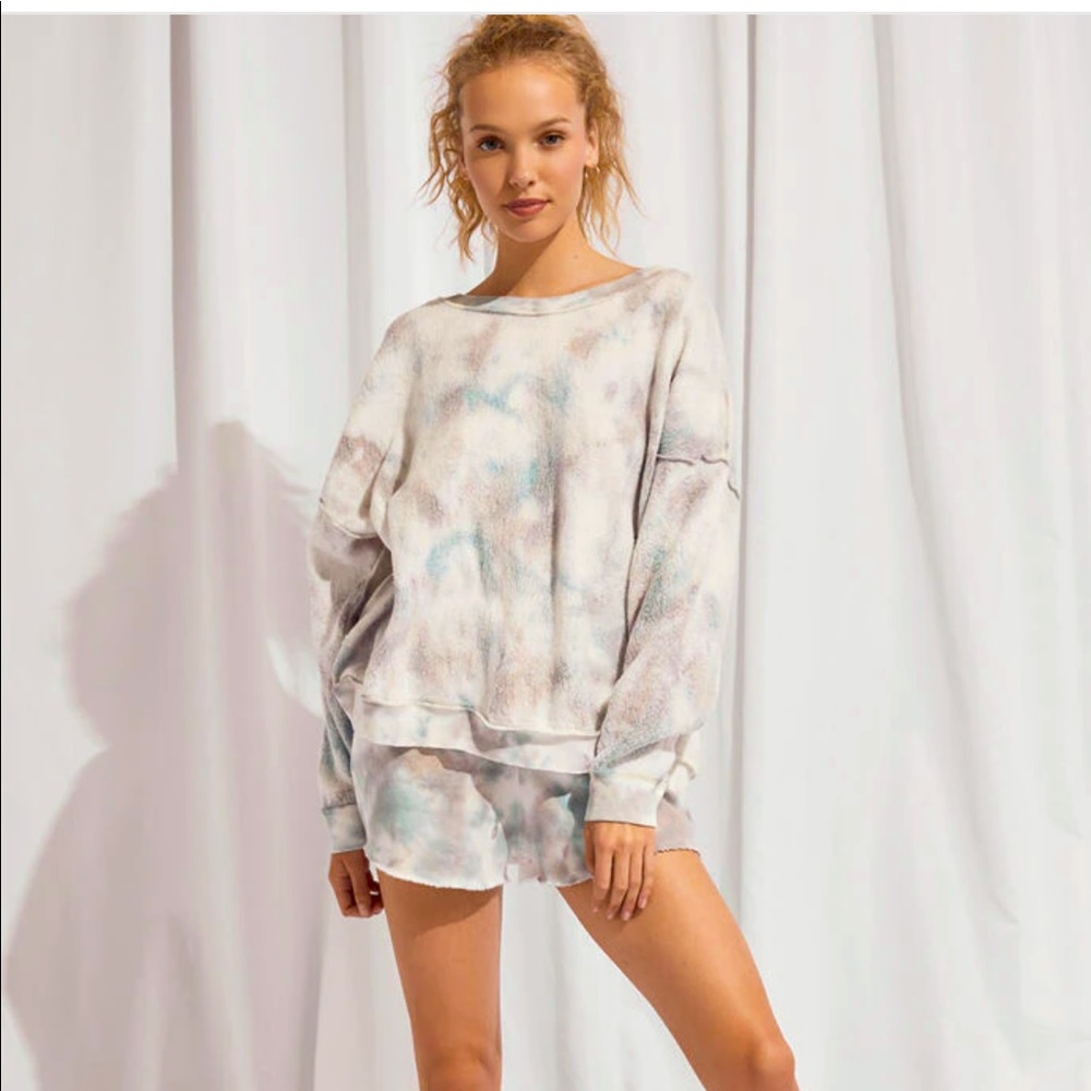 Free People Kelly Washed Two-Piece Lounge Sweat Set